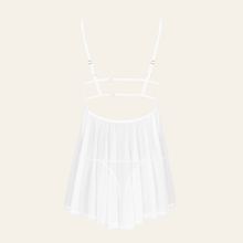 Charger l'image dans la galerie, La babydoll Heavenlly pour femme comporte 4 bretelles réglables pour un ajustement parfait de votre silhouette.