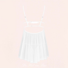 Charger l'image dans la galerie, La babydoll Heavenlly pour femme comporte 4 bretelles réglables pour un ajustement parfait de votre silhouette.