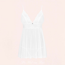 Charger l'image dans la galerie, Vente babydoll fluide et transparente pour femme de la marque Obsessive, disponible sur notre loveshop De Hot en Bas.