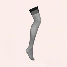 Charger l'image dans la galerie, Bas voile 15 DEN noir avec couture sur l'arrière - Glandez