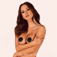 Charger l'image dans la galerie, Achat paire de deux cache-tétons noir pour femmes de la marque Obsessive.