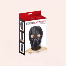 Charger l'image dans la galerie, Les meilleures cagoules BDSM peuvent être fabriquées en coton, en latex, en spandex, en cuir, en dentelle ou en matériau élastique et extensible (pensez aux vêtements de sport qui évacuent la transpiration).