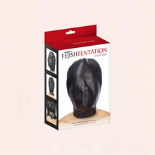 Charger l'image dans la galerie, Une cagoule érotique est un accessoire de soumission ou de domination qui se place sur la tête.