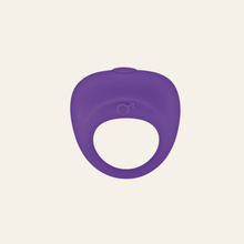 Charger l'image dans la galerie, Le cockring de la marque Glamy de couleur violet est réutilisable pour un maximum de plaisir.
