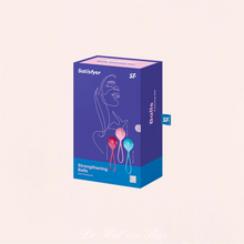 Charger l'image dans la galerie, Les trois boules de geisha pour débutant de la marque Satisfyer sont vendues dans un coffret en carton de la marque.