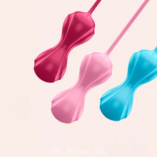 Charger l'image dans la galerie, Grâce au noyau métallique vibrant à l’intérieur, les boules génèrent également une vibration agréablement stimulante qui intensifie l’entraînement.