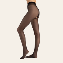 Charger l'image dans la galerie, Vente collant noir transparent de haute qualité pour femme à petit prix. Les collants sont disponibles en grande taille.