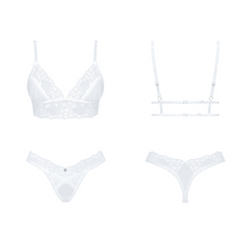Charger l'image dans la galerie, Ensemble de lingerie 2 pcs dentelle blanche - Heavenlly