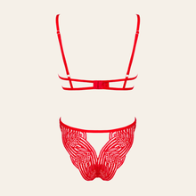 Charger l'image dans la galerie, Le soutien-gorge comporte de deux bretelles réglables et d'une fermeture à agrafes dans le dos réglable à trois niveaux.