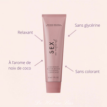 Charger l'image dans la galerie, Un lubrifiant à base d'eau avec des aromes de noix de coco naturelles sans glycérine ni colorant.