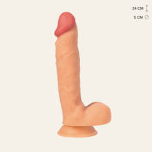 Charger l'image dans la galerie, Vente gode et sextoy de taille imposante pour adultes de taille 24 cm et 5 cm de diamètre.
