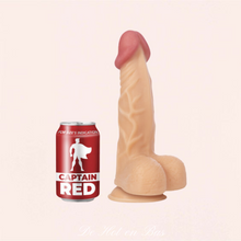 Charger l'image dans la galerie, Un gode de 23 cm au détails minutieux et réalistes avec une ventouse puissante et une texture agréable sur la peau pour des sensations plus vraies que nature.
