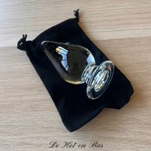Charger l'image dans la galerie, Découvrez ce magnifique plug en verre cristal transparent pour adultes femmes et hommes de la marque Glossy.