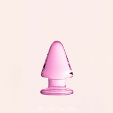 Charger l'image dans la galerie, Plug anal en verre, légèrement en pointe pour une insertion facile.