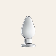 Charger l'image dans la galerie, Pour refroidir votre plug en verre : Placez-le dans un bol d’eau avec des glaçons ou directement dans votre réfrigérateur pendant 10 min. Testez la température sur votre avant-bras avant toute pénétration.