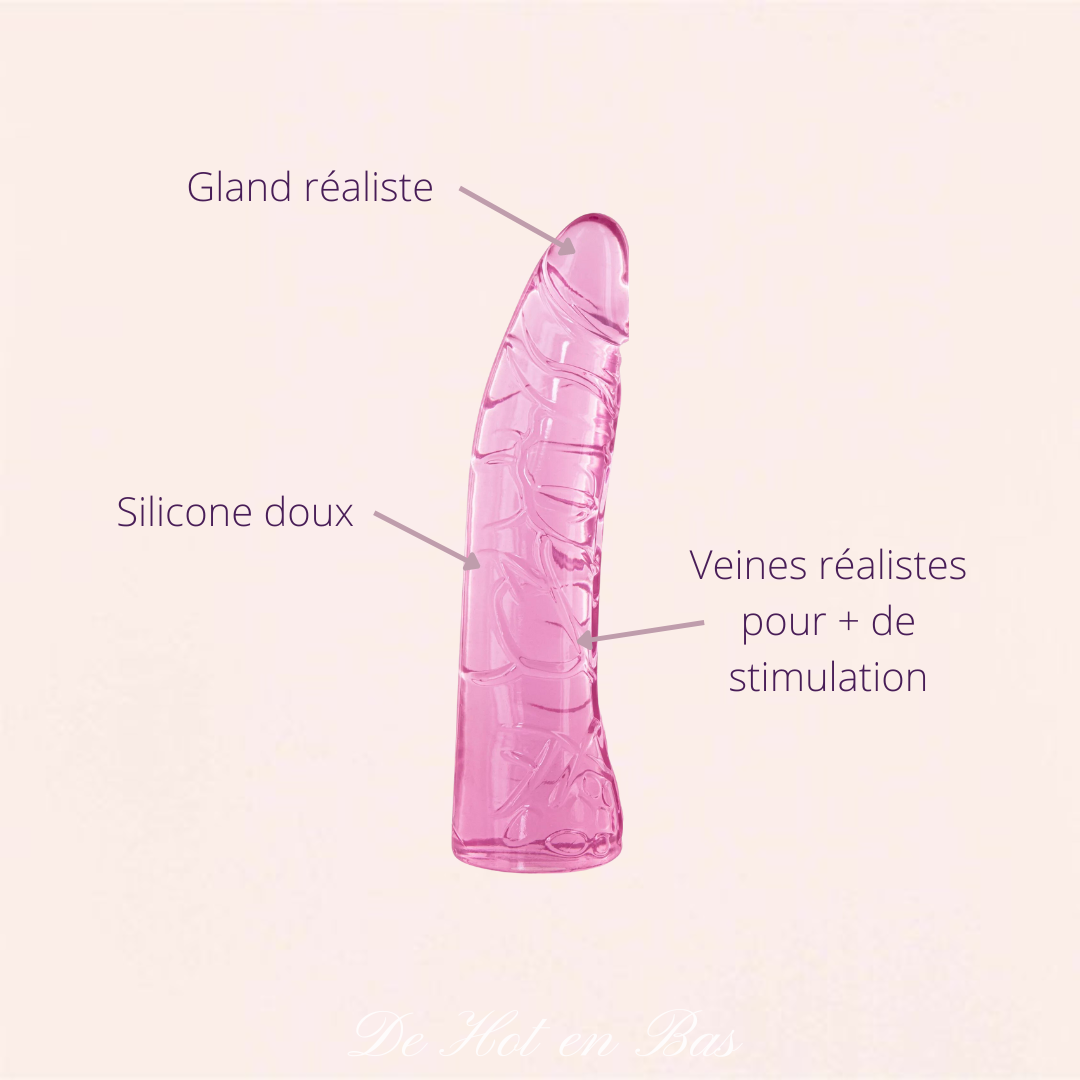 Vente de godemichet courbé de la marque Pure Jelly, sextoys femme – De Hot  en Bas