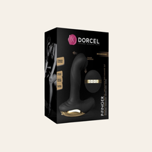 Charger l'image dans la galerie, Le vibromasseur 2 en 1 télécommandé P-Finger est envoyé dans une boite chic de la marque Dorcel.