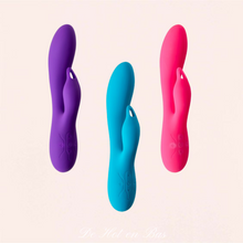 Charger l'image dans la galerie, Vibromasseur rabbit puissant Dual Vibrator V2 de la marque Virgite.