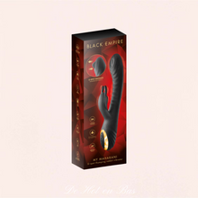 Charger l'image dans la galerie, Vous allez adoré recevoir votre sextoy vibromasseur rabbit avec ergot et masseur point G avec une pochette de rangement noire satiné offerte.