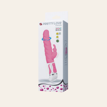 Charger l'image dans la galerie, Le sextoy Steven est livré dans un coffret en carton de la marque Pretty Love avec la notice pour un bon et facile fonctionnement de votre jouet vibrant.