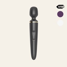 Charger l'image dans la galerie, Stimulateur wand er woman xxl de couleur noir avec un moteur puissant étanche.