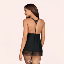 Charger l'image dans la galerie, Cette babydoll est composé d'un dos nue sublime avec un petit cœur en dentelle.