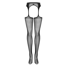 Charger l'image dans la galerie, Bas jarretelles épicés, porte-jarretelles et bas tricotés.