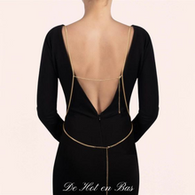 Charger l'image dans la galerie, Bijoux de corps réglable en strass doré réglable à deux niveaux pour un ajustement parfait.