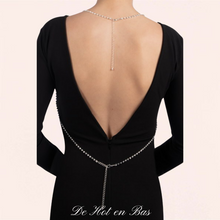 Charger l'image dans la galerie, Bijou de corps Agathe à strass argenté est réglables à deux niveaux pour un ajustement parfait.