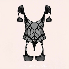 Charger l'image dans la galerie, Le body Fab comporte deux jarretières au niveau des cuisses pour une tenue érotique très chaude.