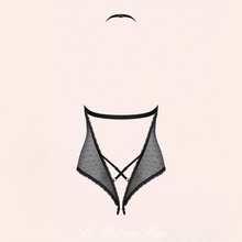Charger l'image dans la galerie, Notre body Mauress de couleur noir est réglables sur plusieurs lanières noires du body.