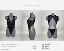 Charger l'image dans la galerie, Body dentelle noire - Elisetta