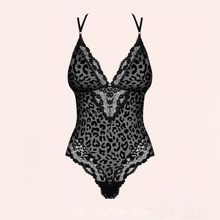 Charger l'image dans la galerie, Body coquin léopard de la collection Giully disponible en taille SM et L/XL pour un ajustement parfait de votre taille.