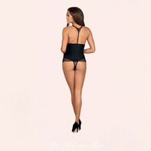 Charger l'image dans la galerie, Body sexy et coquin, ouvert à l'entrejambe de la marque Obsessive pas cher.