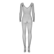 Charger l'image dans la galerie, Le bodystocking en résille moyenne est disponible sur notre site en ligne en taille unique. Convient parfaitement aux tailles S/M/L.
