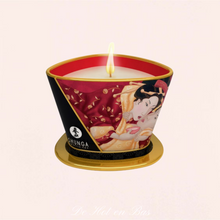 Charger l'image dans la galerie, Bougie de massage vin pétillant à la fraise pour vos massages sensuels.