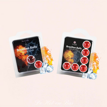 Charger l'image dans la galerie, Achat boule huile de massage, Brazilian balls Cold hot effect pour vos moments intimes de couple