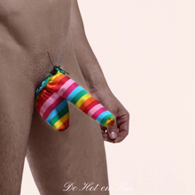 Charger l'image dans la galerie, Cache sexe coloré de la marque Paris Hollywood, cachant le pénis et les testicules à petit prix.