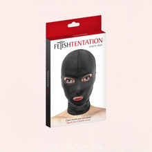 Charger l'image dans la galerie, Une cagoule érotique est un accessoire de soumission ou de domination qui se place sur la tête. Un article diaboliquement sexy qui sert aux jeux de bondage.