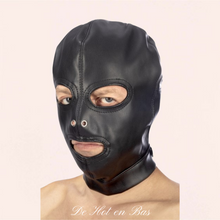 Charger l'image dans la galerie, Cagoule fétichiste premium de haute qualité pour un total confort de la marque Fetish Tentation.