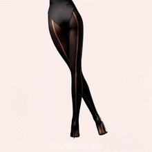 Charger l'image dans la galerie, Collant chic et érotique opaque avec couture transparente pour être irrésistible avec cette paire de collant Wild Side de la collection Fiore. Disponible sur notre love shop en ligne.