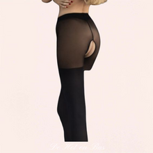 Charger l'image dans la galerie, Vente collant opaque et transparent noir de la collection Twiligh disponible sur notre site en ligne De Hot en Bas.