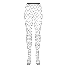 Charger l'image dans la galerie, Les collants en résille de la marque Obsessive sont disponibles en taille S/M/L et XL/XXL pour femme.