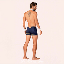 Charger l'image dans la galerie, Matière agréable et souple (caleçon/col/poignets de chemise : 88% polyester, 12% élasthanne, cravate : 97% polyester, 3% élasthanne, lunettes de soleil :verres : verre, monture de lunettes : métal).