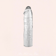 Charger l'image dans la galerie, Dildo droit en matière jelly pour une insertion de votre gode en douceur.