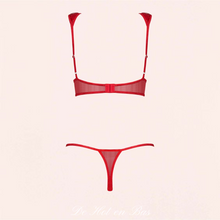 Charger l'image dans la galerie, Achetez votre ensemble de lingerie sexy deux pièces ; un soutien-gorge et un string assorti.