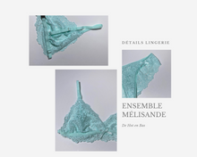 Charger l'image dans la galerie, L'ensemble en dentelle chic Mélisande dispose de petits détails très jolies.