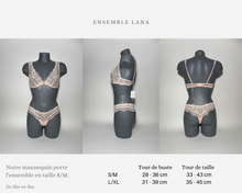 Charger l'image dans la galerie, Ensemble de lingerie Lana de couleur rose poudré pour femme de la marque Obsessive.
