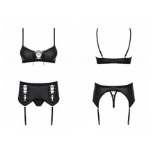 Charger l'image dans la galerie, Cette collection de lingerie BDSM Léa de la marque Obsessive est parfaite pour une soirée avec votre partenaire ! Disponible sur notre boutique de lingerie en ligne De Hot en Bas en différentes tailles.