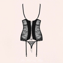 Charger l'image dans la galerie, Cette magnifique guêpière se ferme au niveau du dos pour un maintien parfait sur votre corps.